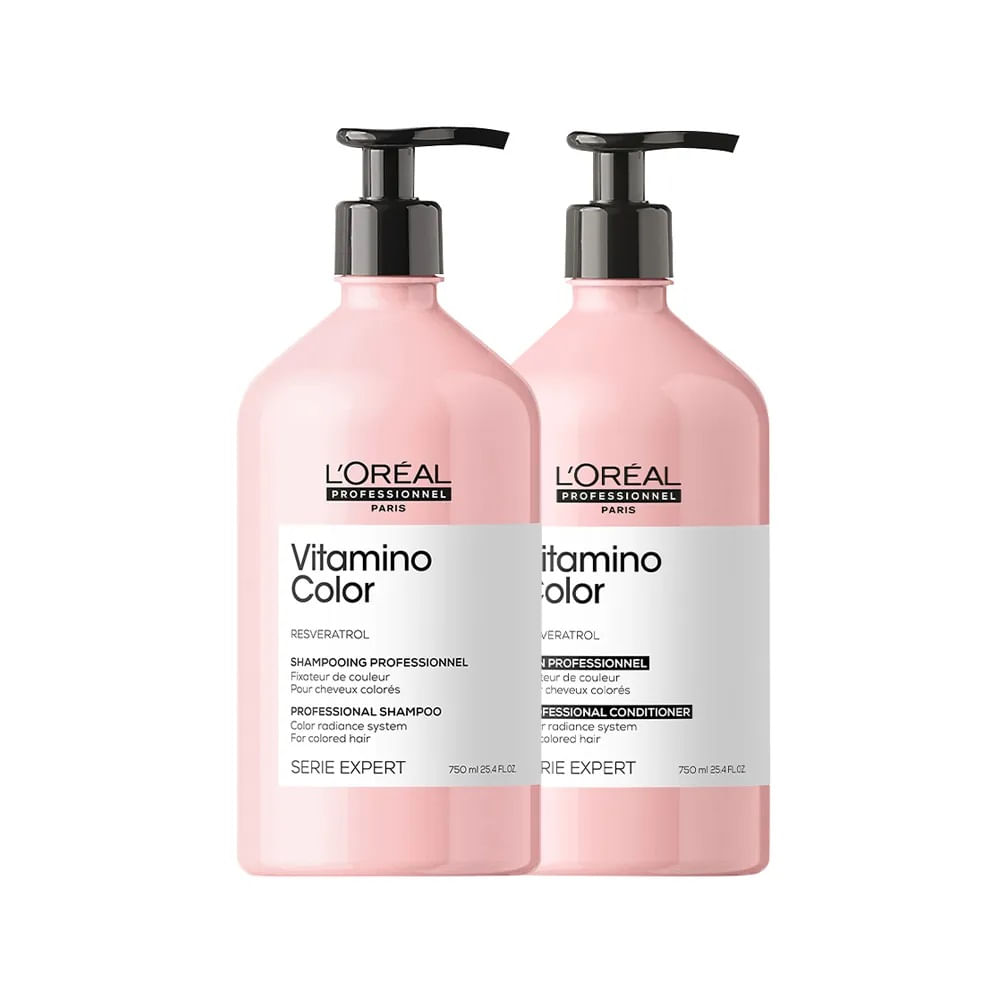 Kit Vitamino Color Shampo e Condicionador 750ml Loreal