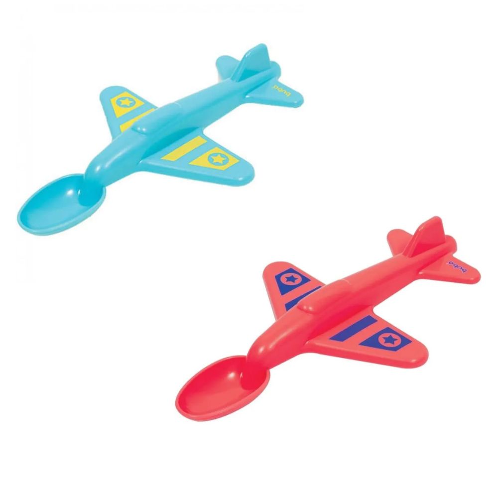Colher Avião Cores Sortidas Buba