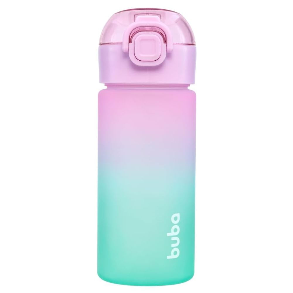 Garrafa Degrade Rosa 450ml Buba