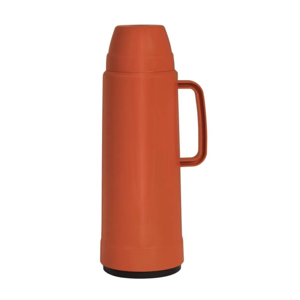 Garrafa Térmica De Rolha Use 1 Litro Argila Mor