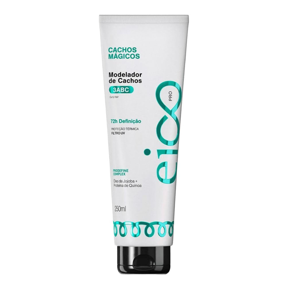 Modelador de Cabelos Cachos Mágicos 3ABC 250ml Eico
