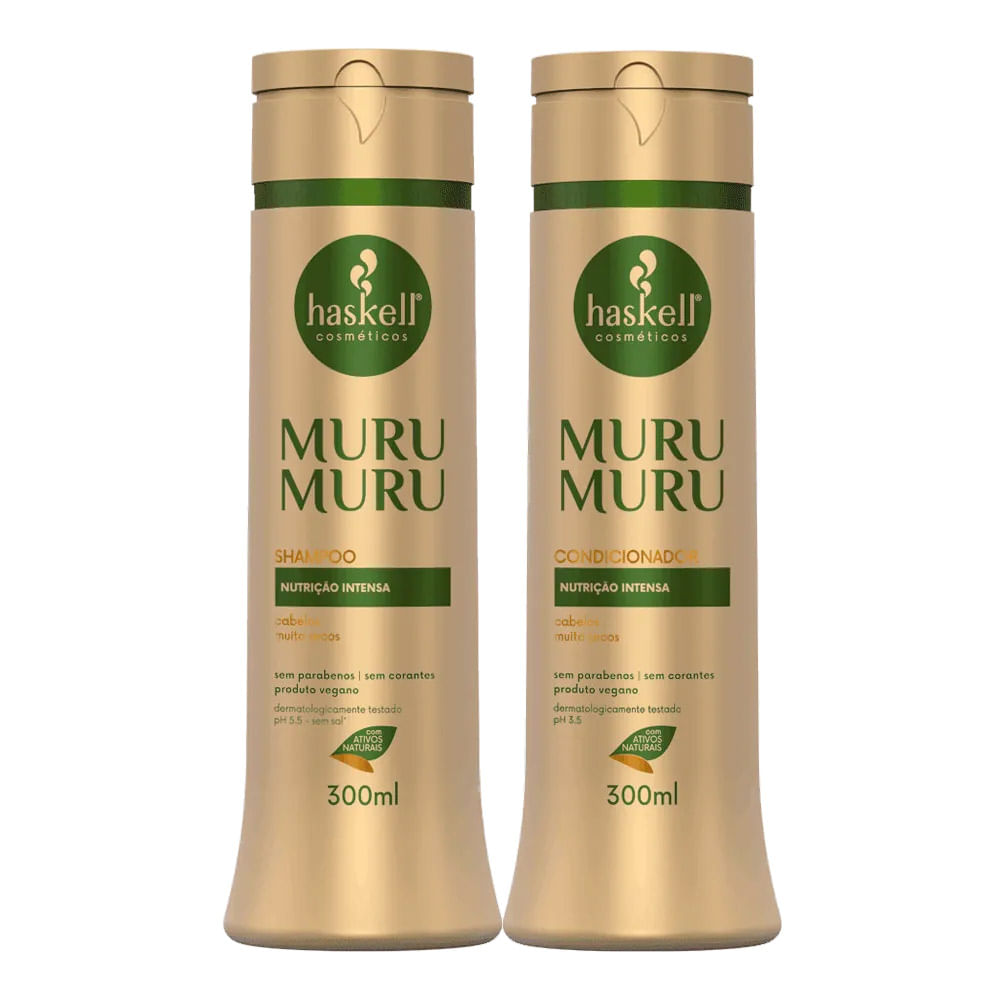 Kit Shampoo e Condicionador Murumuru 300ml Haskell