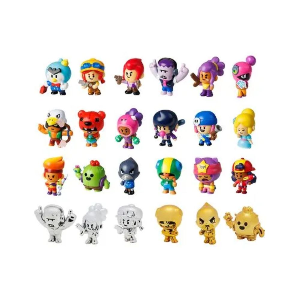 Boneco Brawl Stars 4cm Modelos Sortidos Mutikids