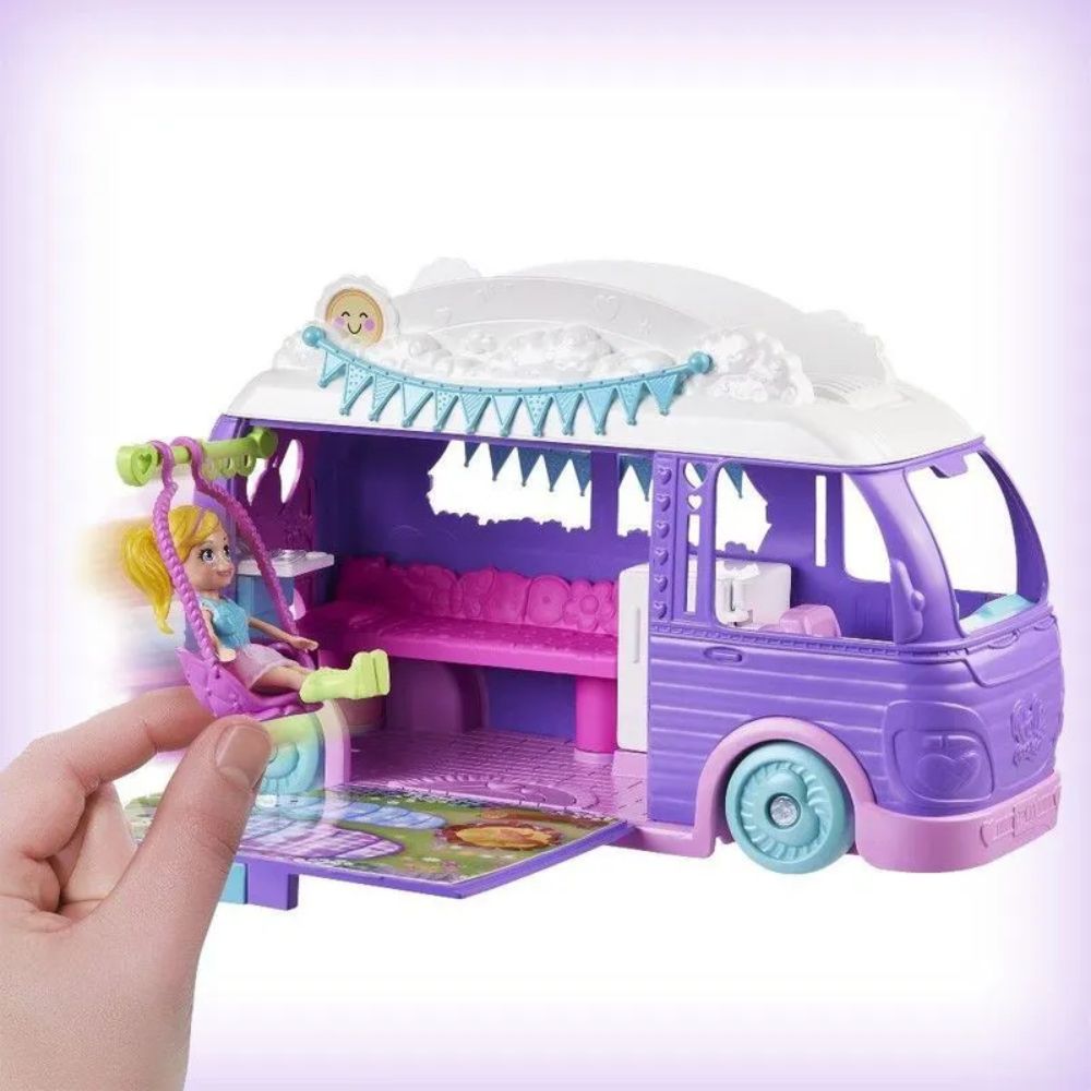 Polly Pocket Van Camping Mattel