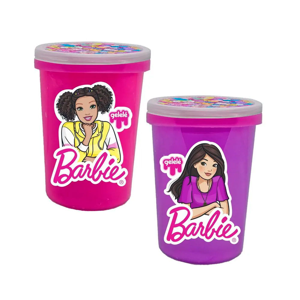 Gelelé Slime Barbie 180g Modelos Sortidos Doce Brinquedos