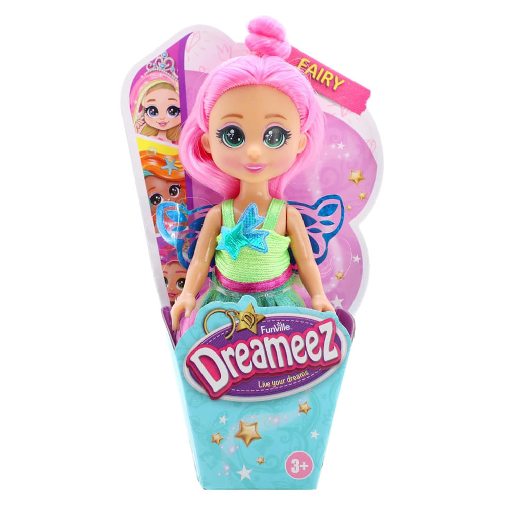 Mini Boneca Sortida Fashion Doll Fada Dreameez Multikids