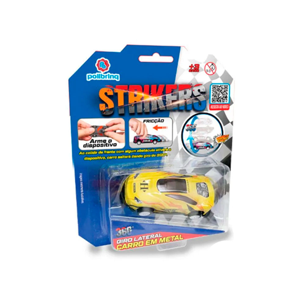 Carrinho Strikers Vai E Volta Cores Sortidas Polibrinq