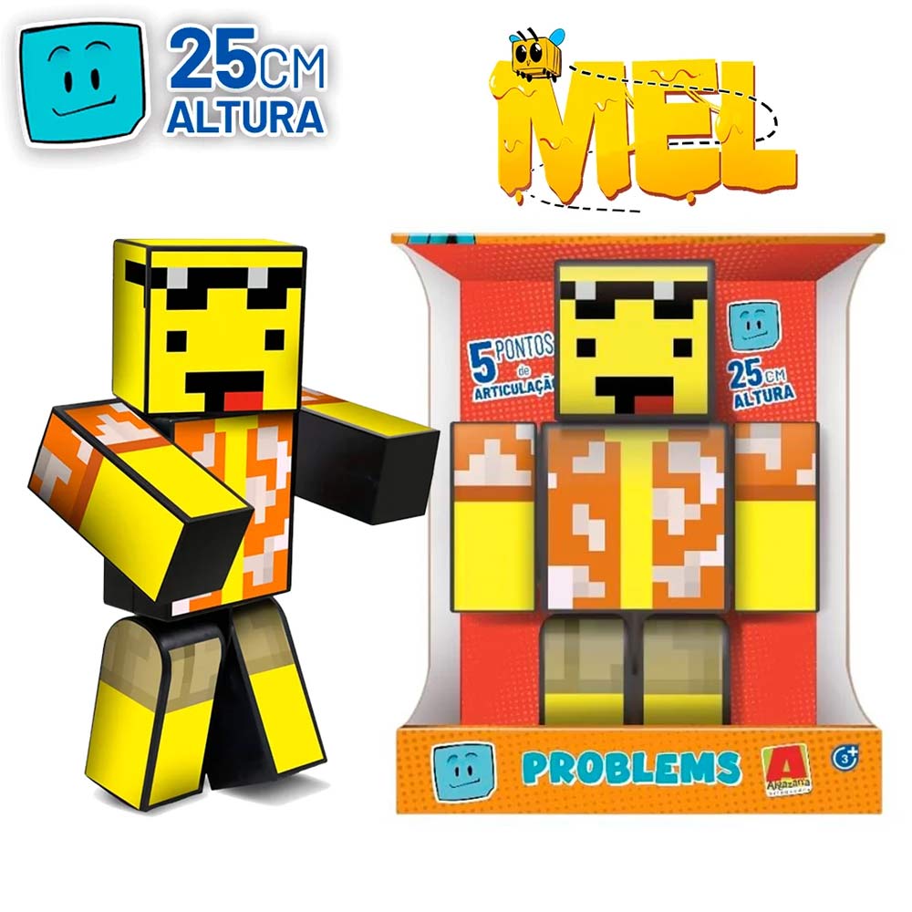 Boneco Mel Problems 25cm Algazarra