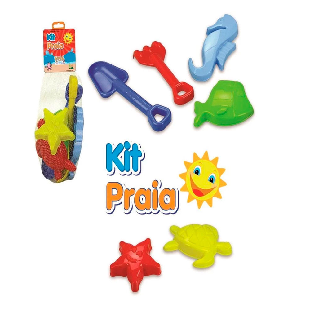 Kit Praia Com Acessórios Modelos Sortidos Kepler