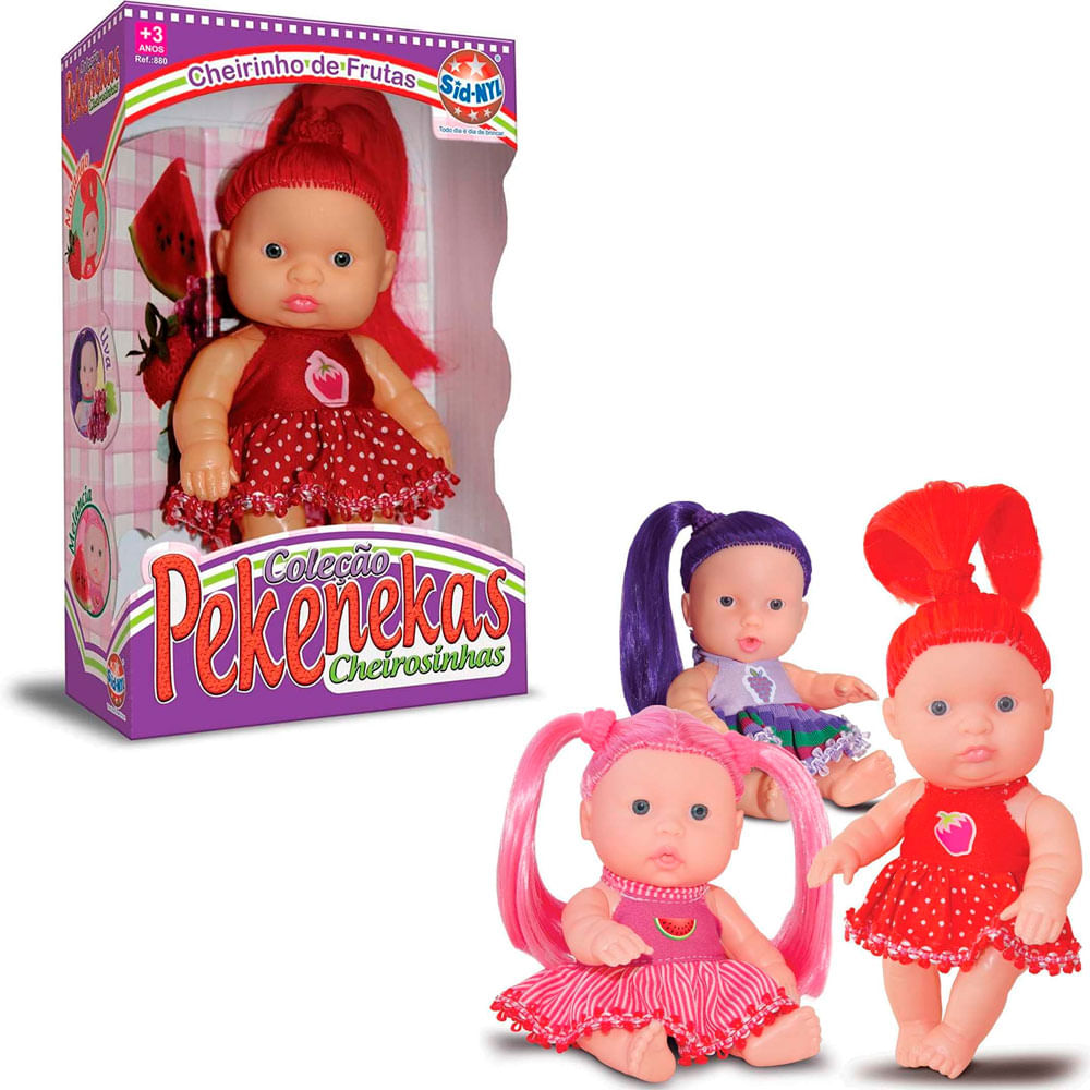 Boneca Pekeneka Com Cheirinho Modelos Sortidos Sid Nyl