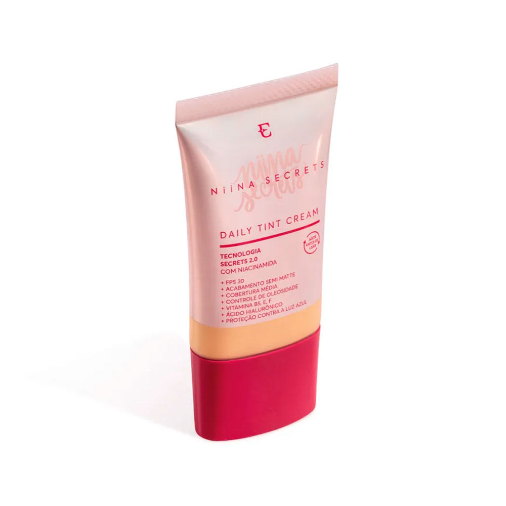 Base Líquida Daily Tint Cream Cor 5 25ml Niina Secrets