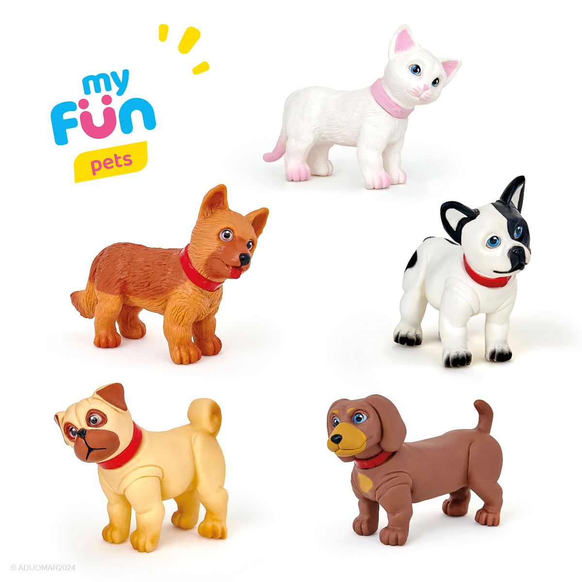 Brinquedo My Fun Pets Sortido Adijomar