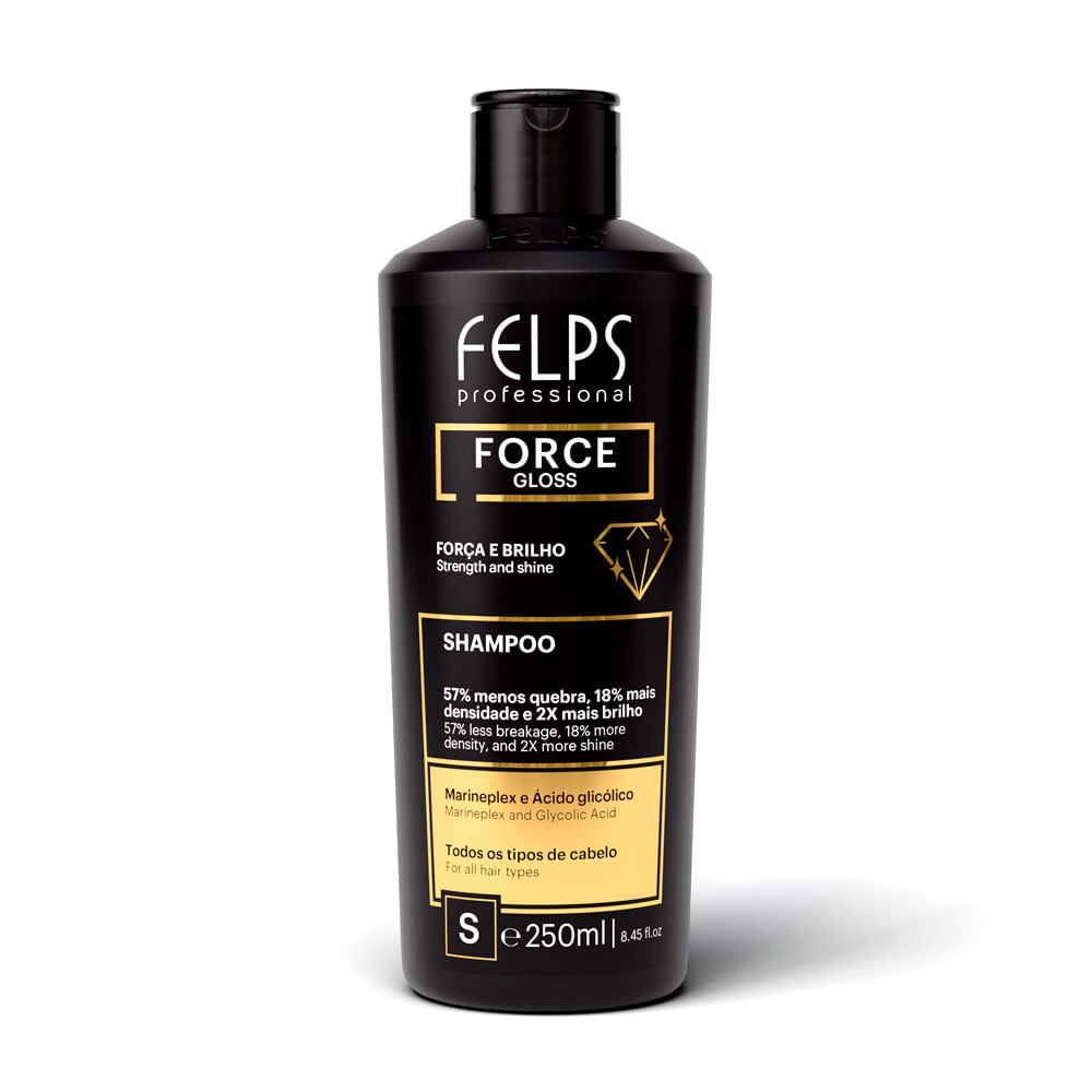 Shampoo Force Gloss 250ml Felps