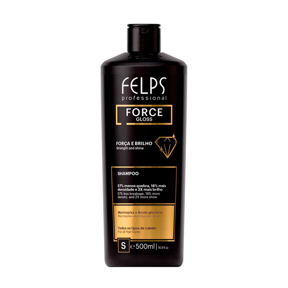 Shampoo Force Gloss 500ml Felps