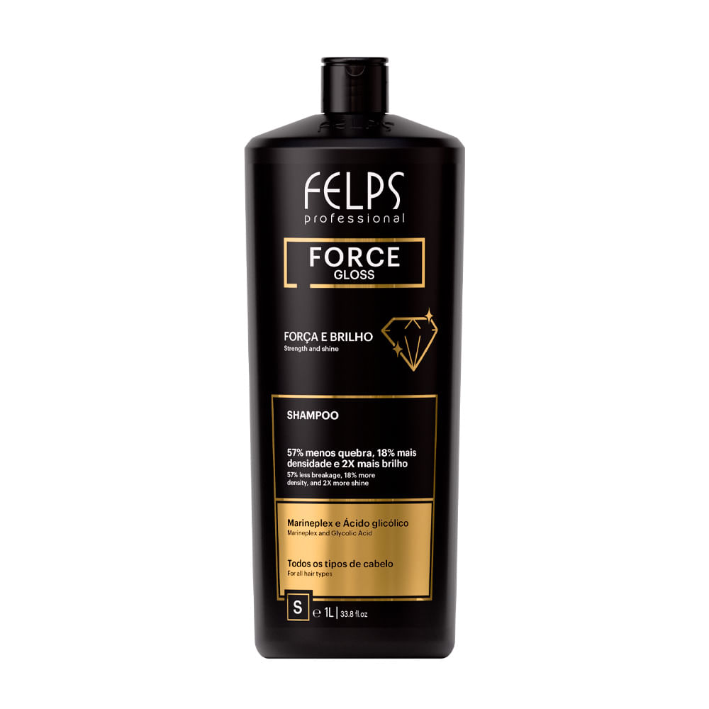 Shampoo Force Gloss 1 Litro Felps