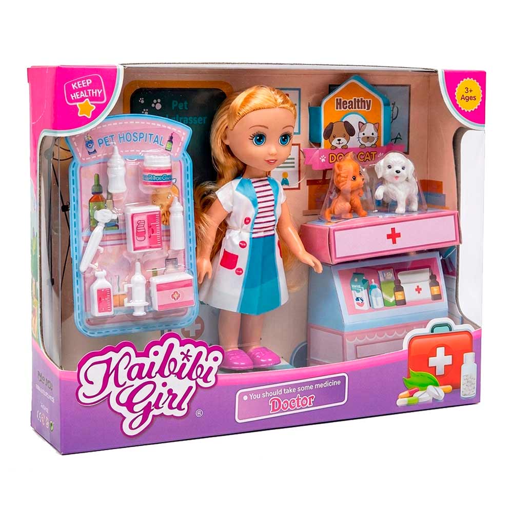 Boneca Kaibibi Médica Domni