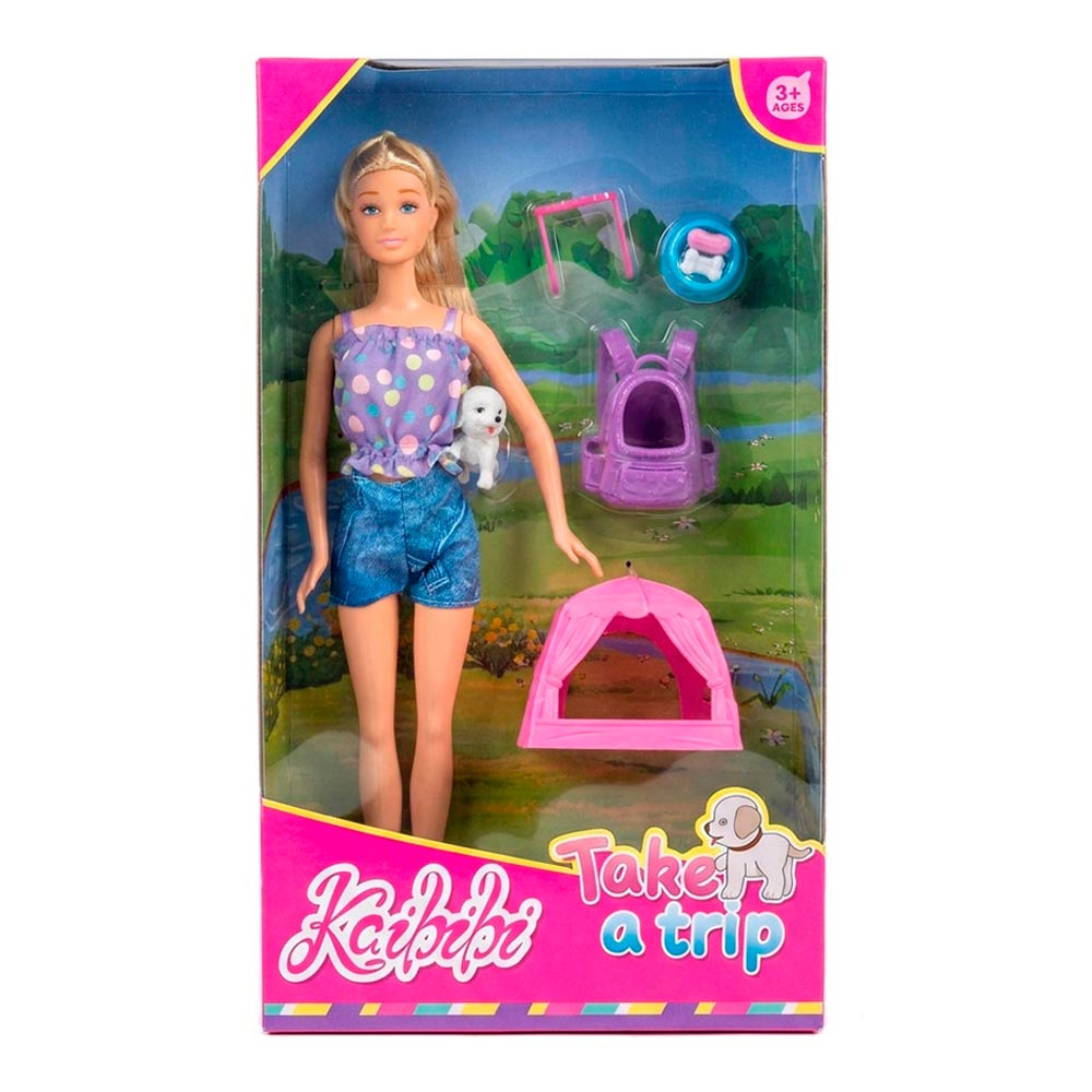 Boneca Kaibibi Passeio Pet Domni