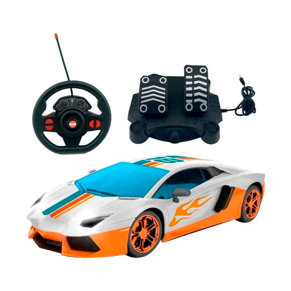 Carro De Controle Remoto E Pedal Prime Racer Candide